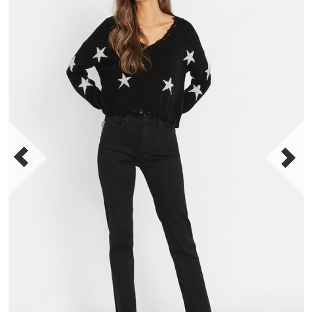 ✨ Frill Ling Buffalo by David Bitton Star Sweater
